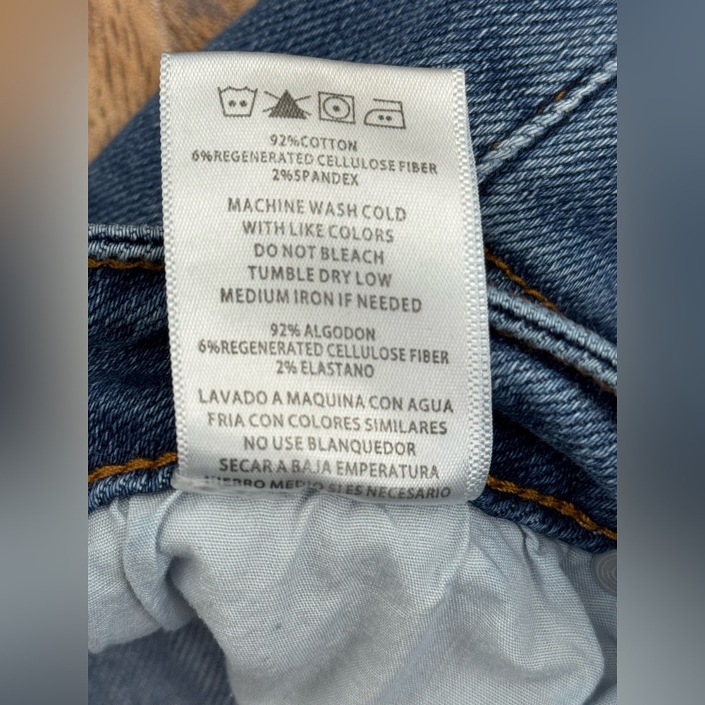 Monkey Ride Original Vintage Women’s Distressed Button Fly Jeans, Size 9/29 - Picture 16 of 16